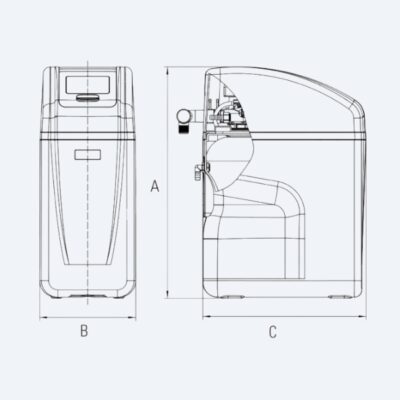 Medidas Descalcificador Agua Ura